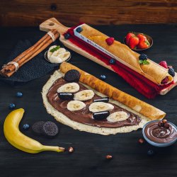 Clătită cu Nutella, banane și Oreo  image