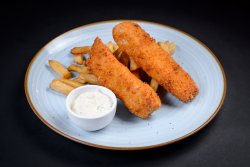 Fish and Chips cu sos remoulade image