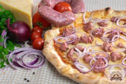 Pizza Salsiccia e cipolla image