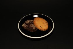 Biscuite chocolate chip cookie image