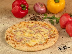 Pizza Quattro formaggi cu sunca si bacon image