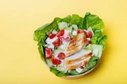 Turkey on Iceberg salad image