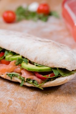PANINI SALMONE AFFUMICATO image