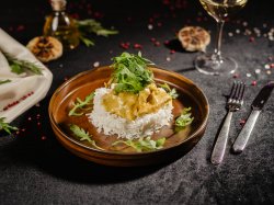 Curry de pui cu orez image