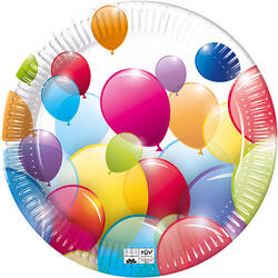 Set 8 Farfurii Carton Baloane