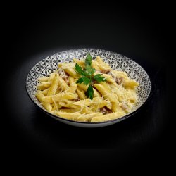 Penne carbonara cu ou, parmezan și pancetta afumată - 360 gr. image