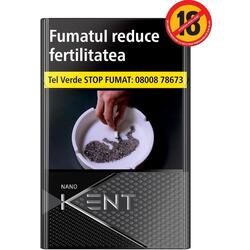 Kent Nanotek Black/Silver Tigari 20 Buc