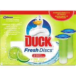 Duck Fresh Discs Lime Odor Wc Rez2X36Ml