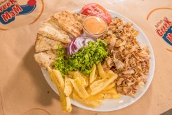 Gyros pui la farfurie image