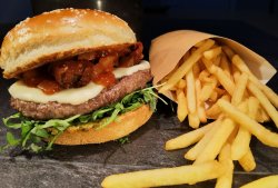 Burger Italian cu cartofi super crunch image