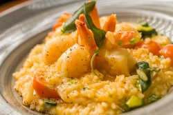 Risotto cu creveți și zucchini/Risotto with shrimps and zucchini image