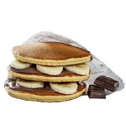 Trio pancakes cu nutella și banane image