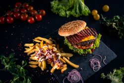 Happy Fi XXL (Happy Burger + cartofi) image