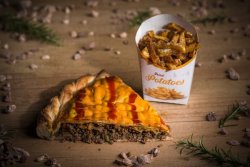 Combo Cheesburger Pizza image