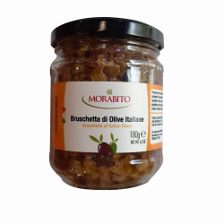 Masline Feliate pentru Bruschete Morabito 212 gr