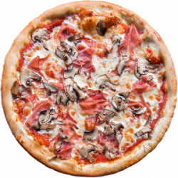 Pizza Prosciutto e funghi image