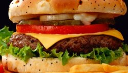 Cheeseburger de pui image