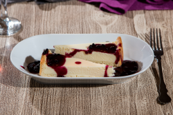 Cheesecake cu dulceata de afine image