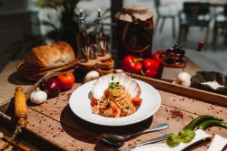 Spaghete cu fructe de mare image