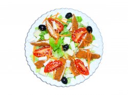 Salată cu pui - șnițel - image