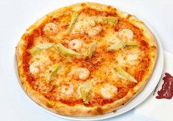 Pizza Creveți, anghinare - 32 cm  image