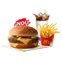 Meniu Quarter Pounder With Cheese Mare  image