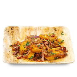 Cartofi țărănești cu bacon și ceapă roșie image