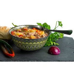 Ciorbă de văcuță cu ardei iute image