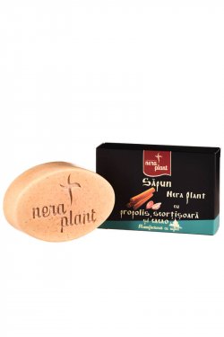 Sapun Solid cu Propolis, Scortisoara si Cacao, 110g Nera Plant