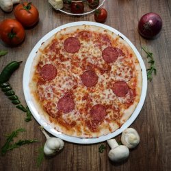 Pizza Prosciutto e Salami 32cm image
