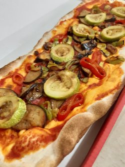 Pizza vegetaria de post image