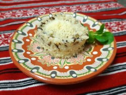 Orez sălbatic cu parmezan/ Wild rice with Parmesan cheese image