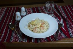 Paste cu creveți/ Pasta with shrimp image