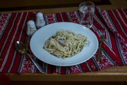 Paste cu pui și ciuperci/ Pasta with chicken and mushrooms image