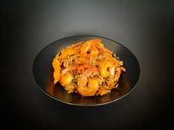 Orez la wok cu creveti  (Wok rice with shrimp)   400g image