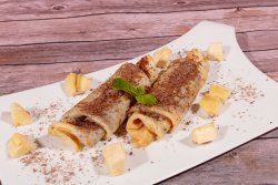 Clătite cu ciocolata și banane image