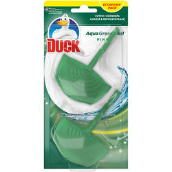 Duck, Odorizant toaleta Aqua Green 4in1 Pine 2x40g