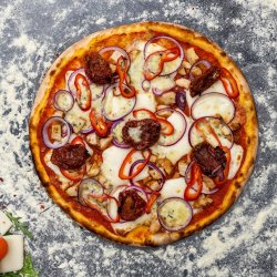 Pizza Pollo e gorgonzola image