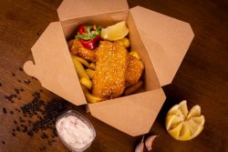 Fish & chips cu sos tartar image