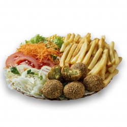 Falafel la farfurie image