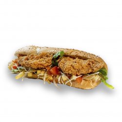 Șnițel crocant la baghetă image
