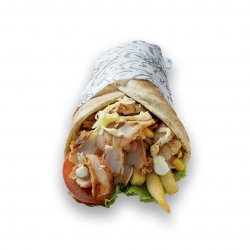 Shawarma cu cașcaval la lipie medie image