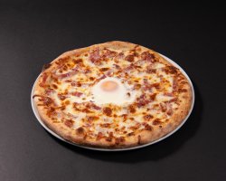 Pizza carbonara image
