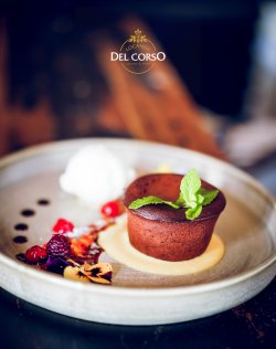 Black chocolate Lava Cake image