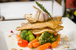 File de dorada crocant cu legume image