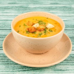 Supă cremă de legume, cu crutoane aromate image