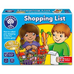Joc educativ în limba engleză - Lista de cumpărături - Shopping List - Orchard Toys