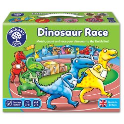 Joc de societate - Întrecerea Dinozaurilor - Dinosaur Race - Orchard Toys