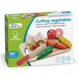 Platou cu legume - Cutting Vegetables - New Classic Toys
