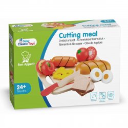 Platou cu diferite alimente - Cutting Meal - New Classic Toys